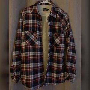 NWT Sherpa Lined Plaid